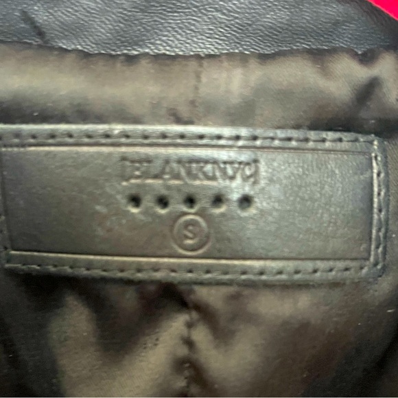 Blank NYC Asymmetrical Black Leather Jacket Size Small - Picture 6 of 10